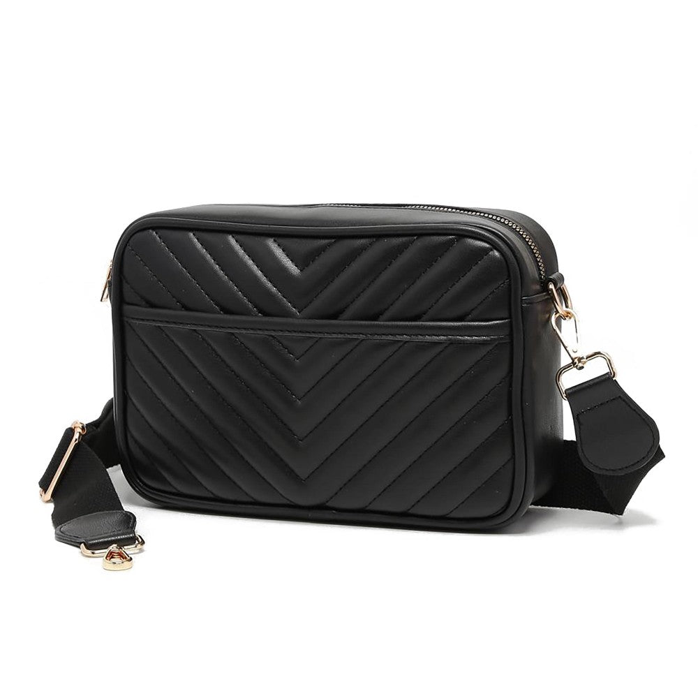 Quilted Crossbody - Black