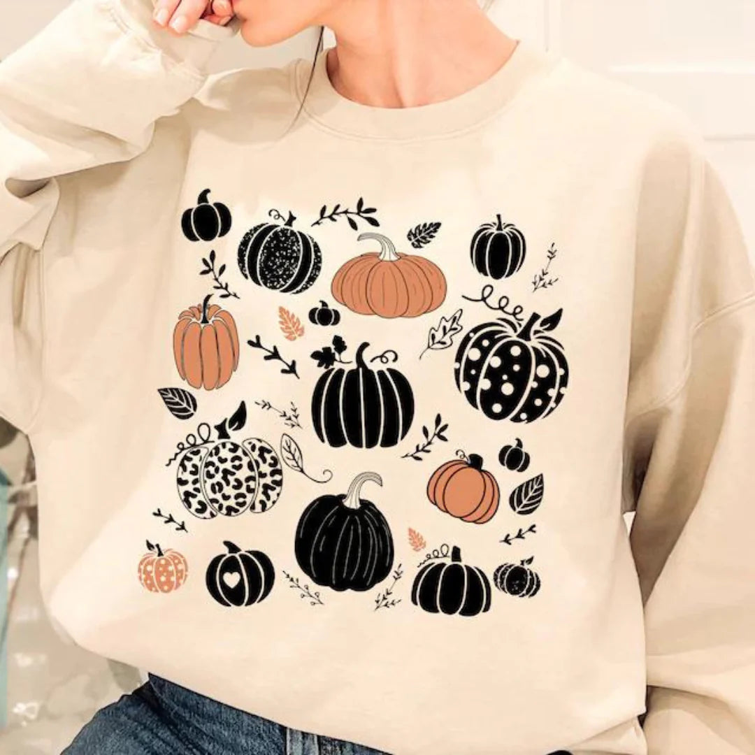 Boho Pumpkin Sweatshirt - PREORDER -FINAL SALE