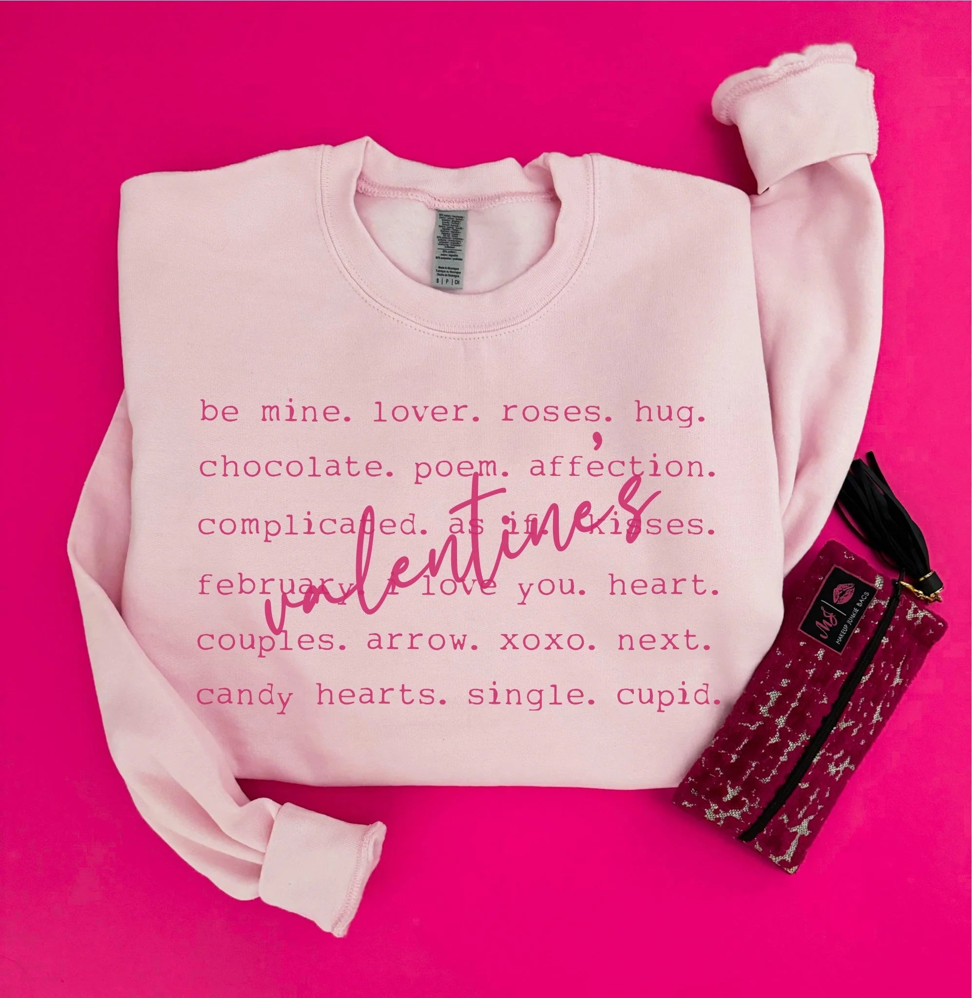 Valentines Word Sweatshirt - PREORDER - FINAL SALE