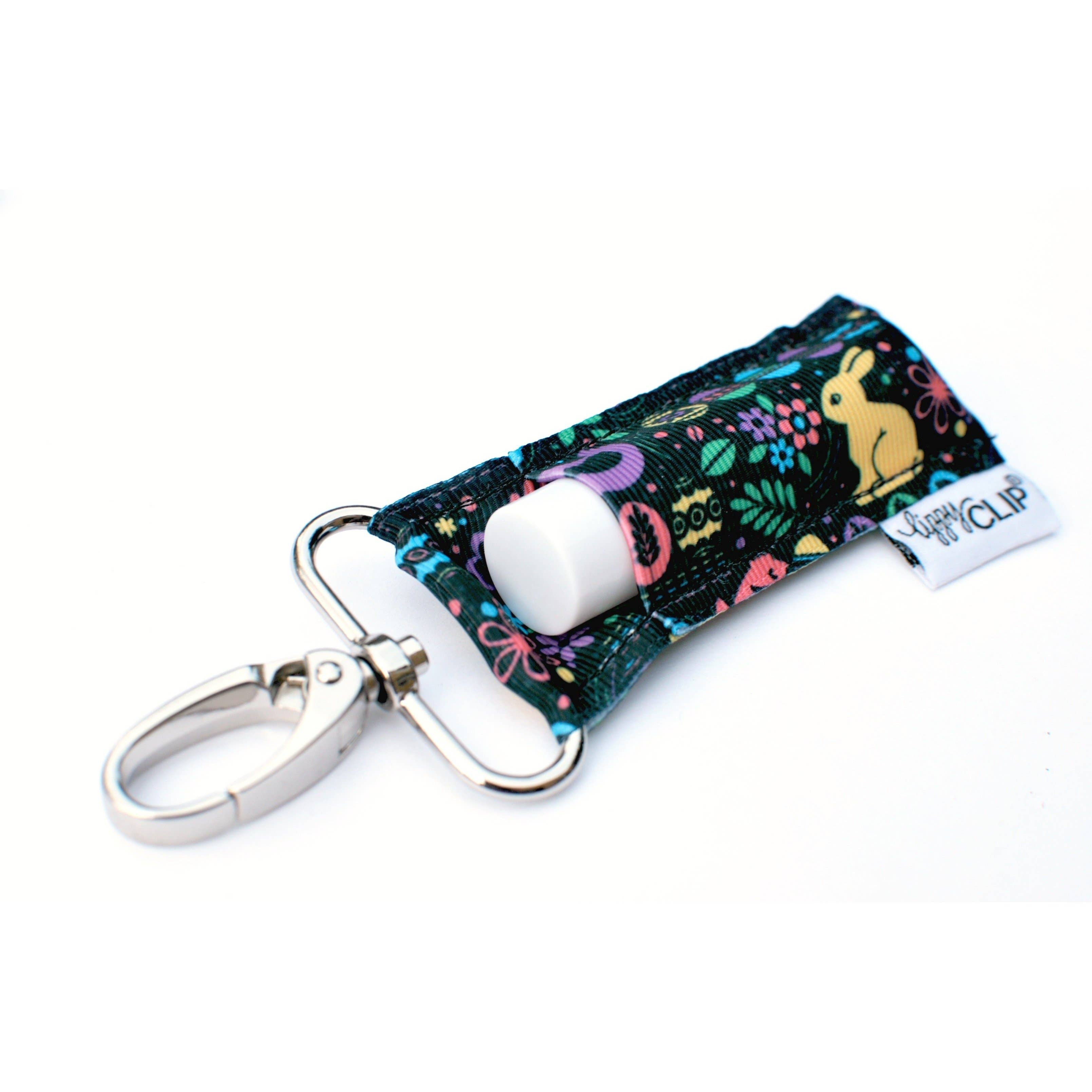 Bold Bunnies and Eggs LippyClip® Lip Balm Holder for Easter