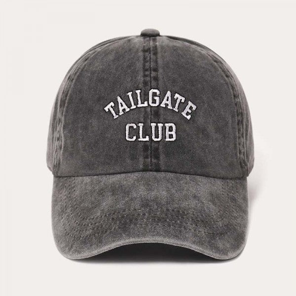 Tailgate Club Baseball Cap - Black