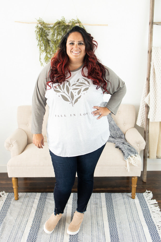 Raglan Fall In Love Tee