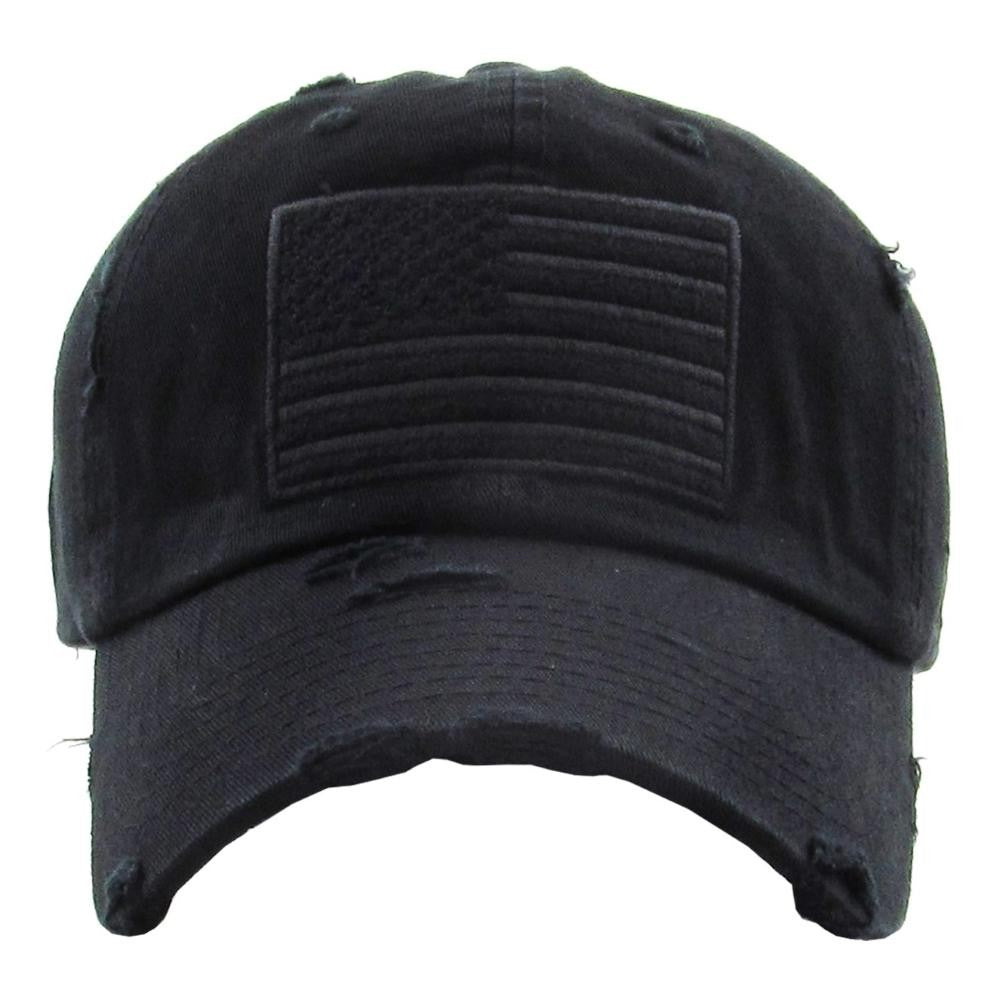 Black USA Hat