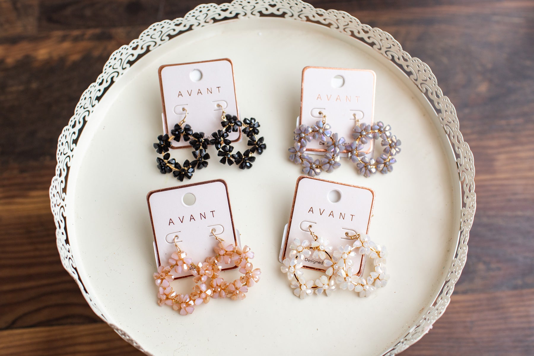 Floral Drop Earrings