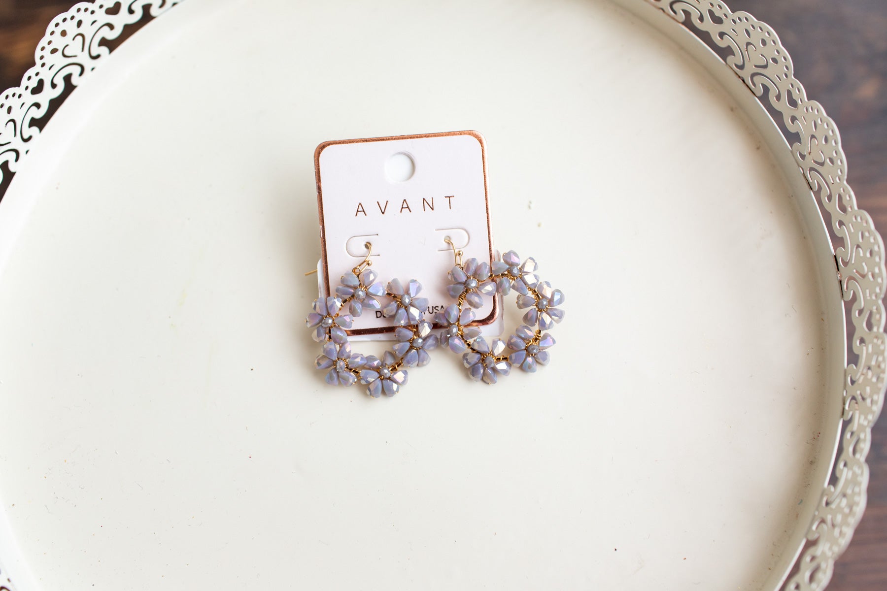 Floral Drop Earrings