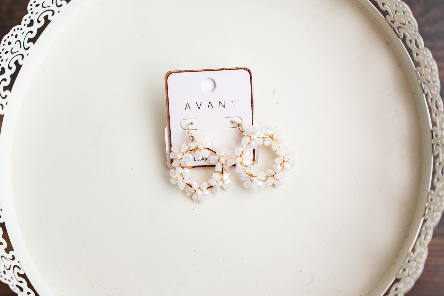 Floral Drop Earrings