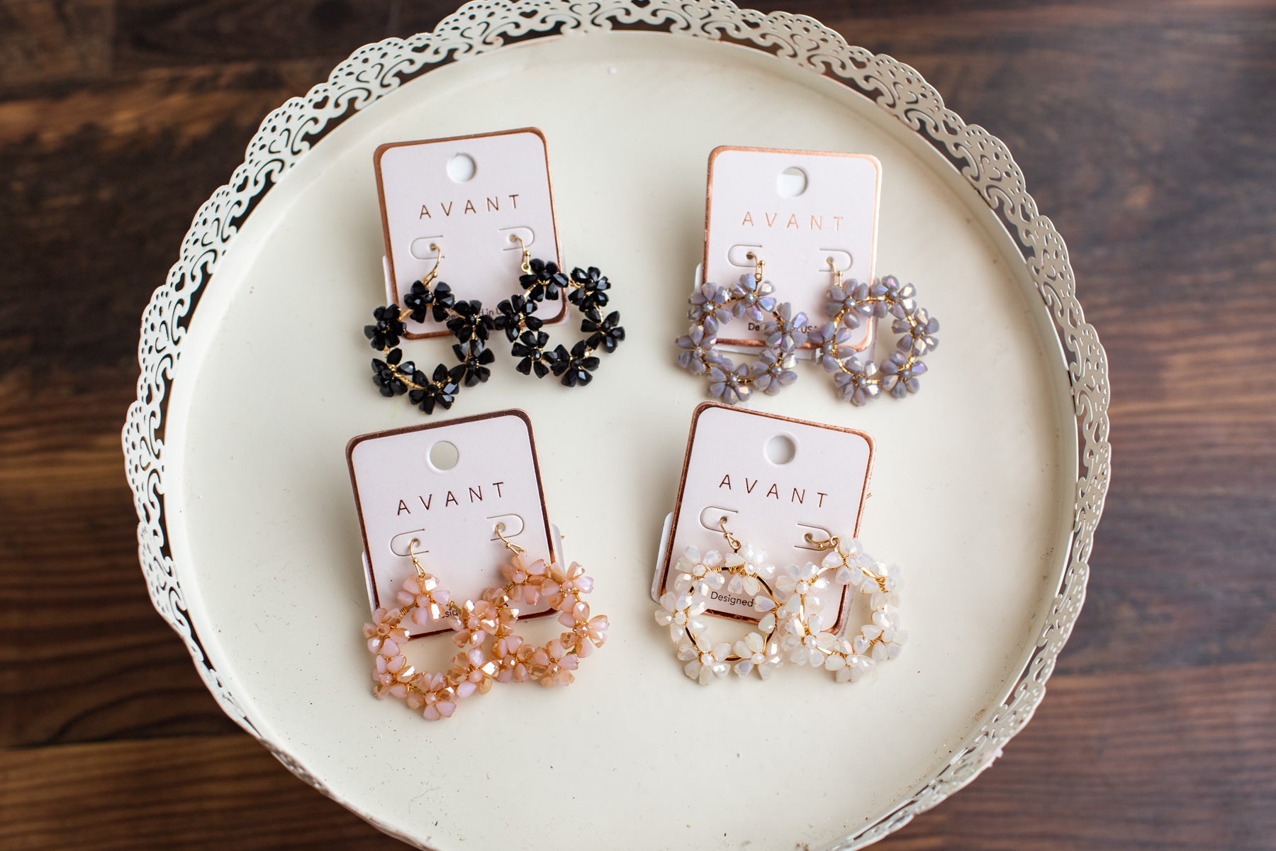 Floral Drop Earrings