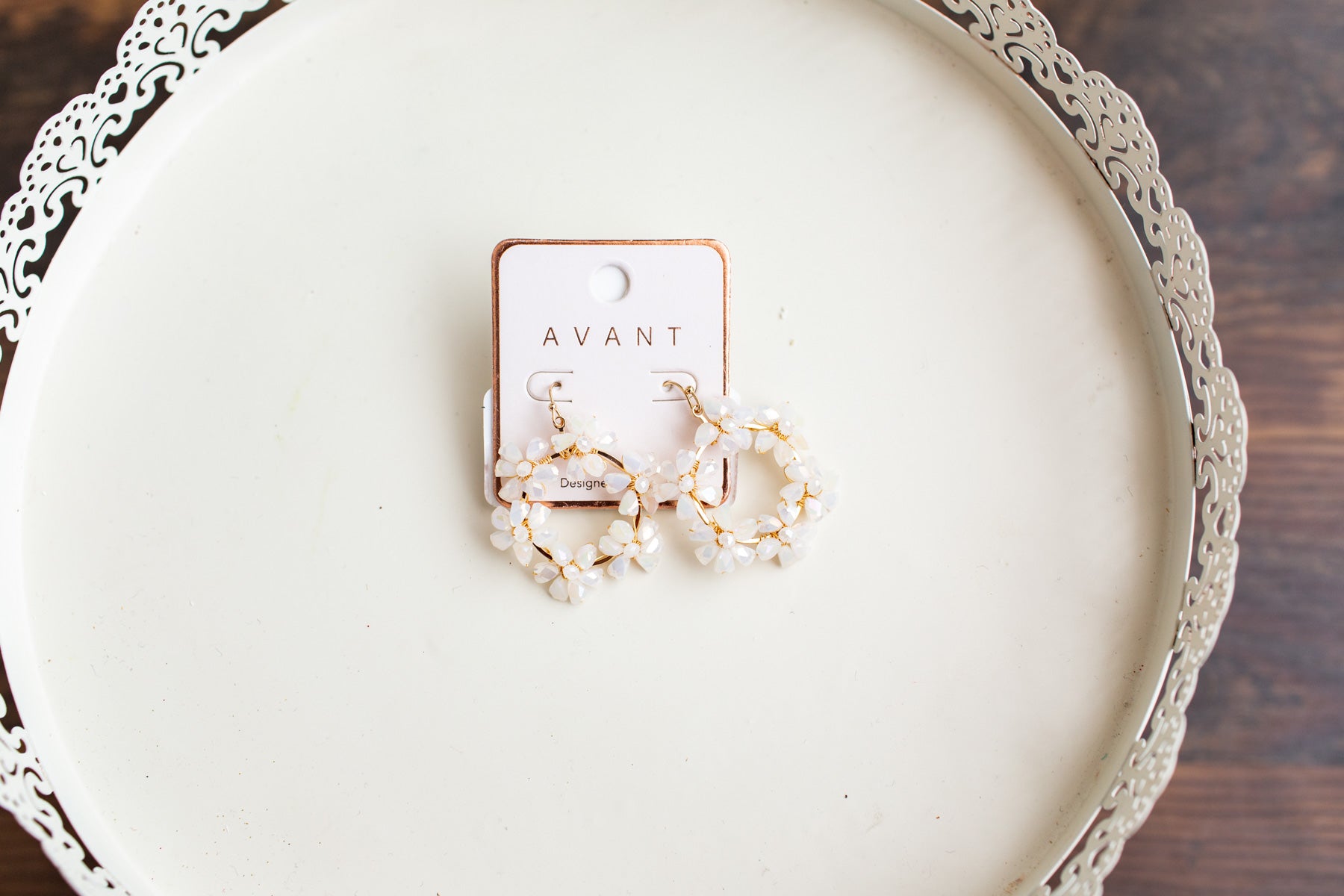 Floral Drop Earrings