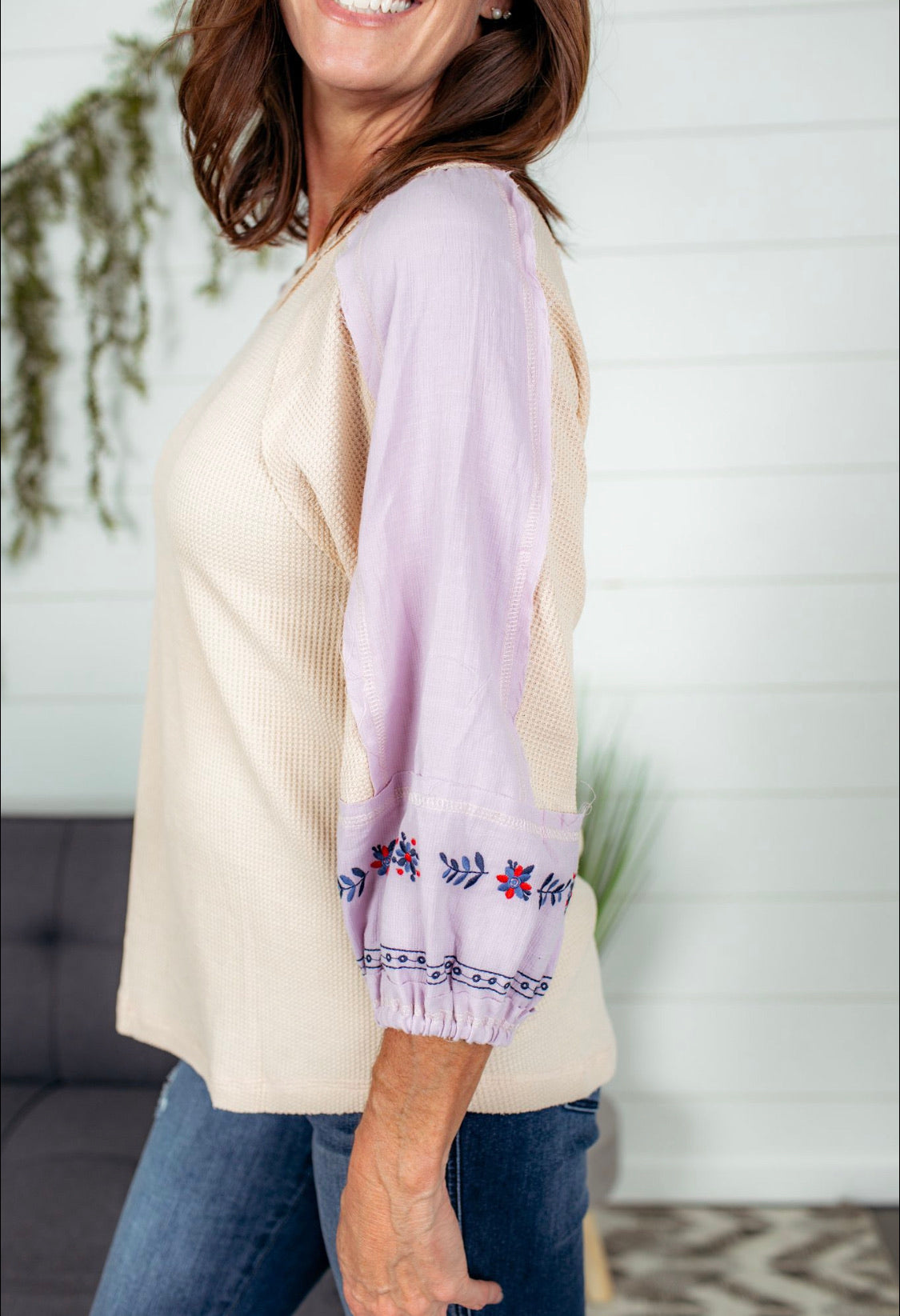 Raglan 3/4 Sleeve - Taupe